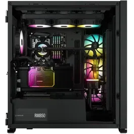 Corsair CC-9011226-WW Boîtier PC 7000X en Noir - Boîtier Tour ATX avec Ventilateurs et Panneau Latéral en Verre Trempé