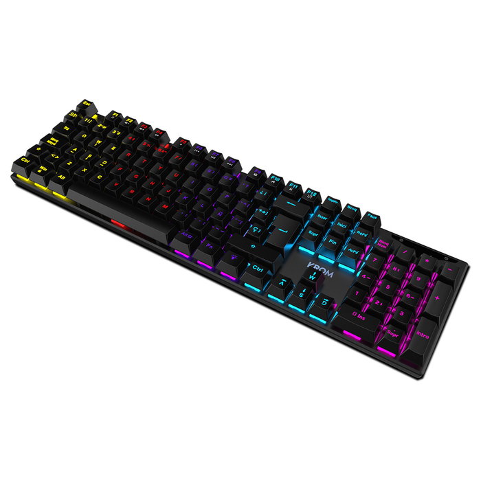 Krom Kasic NXKROMKASIC Clavier Gaming Mécanique RGB Switches Red 105 Touches Anti-Ghosting USB Krom Kasic NXKROMKASIC Clavier Gaming Mécanique RGB Switches Red 105 Touches Anti-Ghosting USB