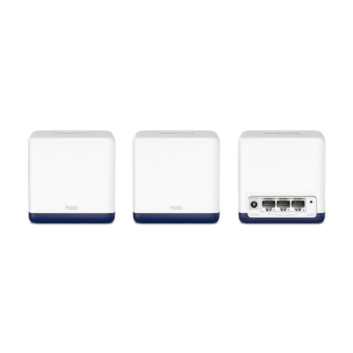 Mercusys by TP-LINK Routeur WiFi Mesh Halo H50G (Pack de 3) - Dual-Band, Couverture Domestique