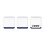 Mercusys by TP-LINK Routeur WiFi Mesh Halo H50G (Pack de 3) - Dual-Band, Couverture Domestique