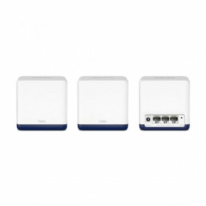 Mercusys by TP-LINK Routeur WiFi Mesh Halo H50G (Pack de 3) - Dual-Band, Couverture Domestique