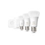 Philips Hue Kit de démarrage White & Color Ambiance avec 3 ampoules E27 et télécommande