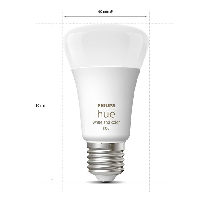 Philips Hue Kit de démarrage White & Color Ambiance avec 3 ampoules E27 et télécommande
