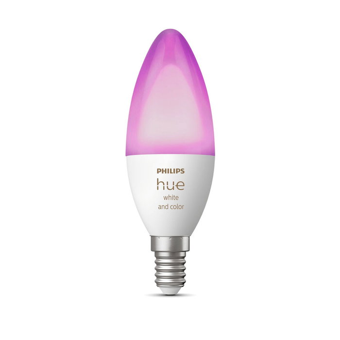 Philips Hue White & Color Ambiance Ampoule LED connectée E14 Philips Hue White & Color Ambiance Ampoule LED connectée E14