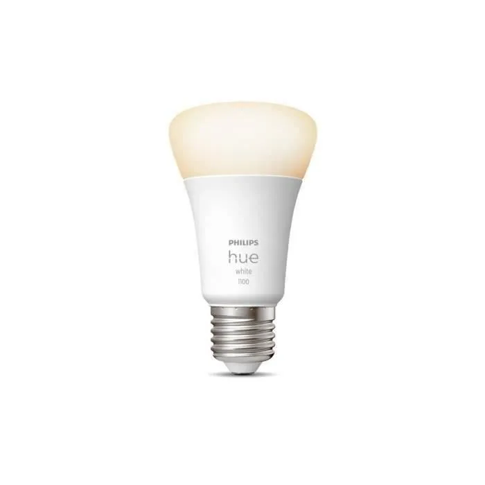 Philips Hue Ampoule LED Connectée E27 9.5W Blanc - Compatible Bluetooth