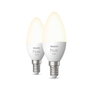 Philips Hue White Ampoules LED connectées E14 - Pack de 2