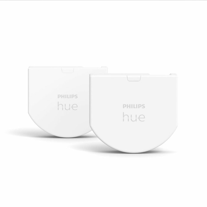 Philips Hue Module d'interrupteur mural - Pack de 2 - Blanc