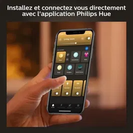 Philips Hue Ampoule LED Connectée E27 White Ambiance, Équivalent 100W 1600 lumen, Compatible Bluetooth, Alexa, Google Assistant, Apple HomeKit