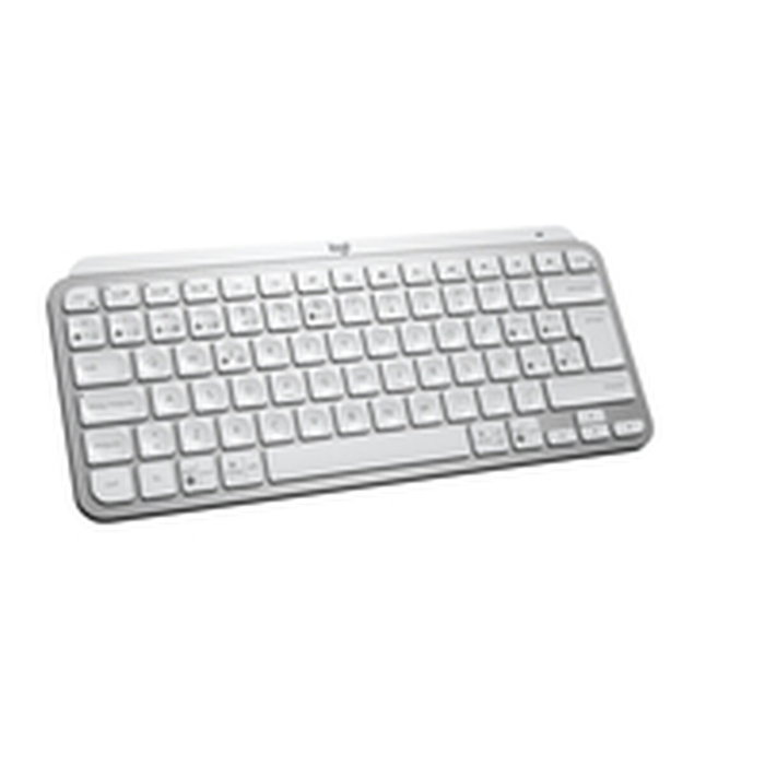 Clavier Logitech MX Keys Mini Gris Argenté Espagnol Qwerty QWERTY Clavier Logitech MX Keys Mini Gris Argenté Espagnol Qwerty QWERTY