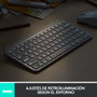 Clavier Logitech MX Keys Mini Gris Argenté Espagnol Qwerty QWERTY
