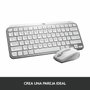 Clavier Logitech MX Keys Mini Gris Argenté Espagnol Qwerty QWERTY