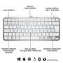Clavier Logitech MX Keys Mini Gris Argenté Espagnol Qwerty QWERTY