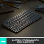 Clavier Logitech MX Keys Mini Gris Argenté Espagnol Qwerty QWERTY
