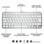 Clavier Logitech MX Keys Mini Gris Argenté Espagnol Qwerty QWERTY
