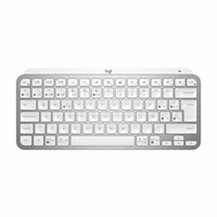 Clavier Logitech MX Keys Mini Gris Argenté Espagnol Qwerty QWERTY Clavier Logitech MX Keys Mini Gris Argenté Espagnol Qwerty QWERTY