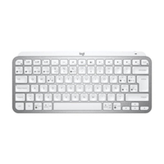 Clavier Logitech MX Keys Mini Gris Argenté Espagnol Qwerty QWERTY Clavier Logitech MX Keys Mini Gris Argenté Espagnol Qwerty QWERTY
