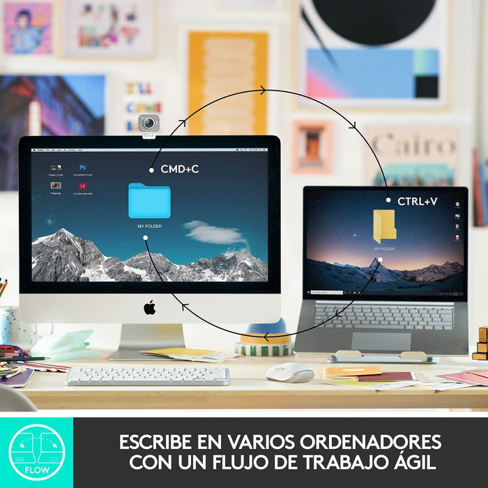 Clavier Logitech MX Keys Mini Gris Argenté Espagnol Qwerty QWERTY Clavier Logitech MX Keys Mini Gris Argenté Espagnol Qwerty QWERTY