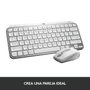 Clavier Logitech MX Keys Mini Gris Argenté Espagnol Qwerty QWERTY