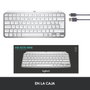 Clavier Logitech MX Keys Mini Gris Argenté Espagnol Qwerty QWERTY