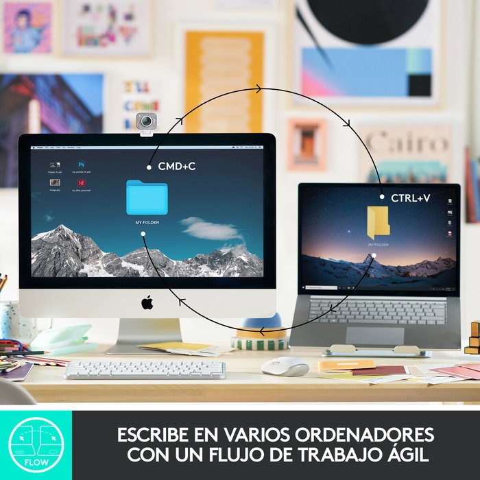 Clavier Logitech MX Keys Mini Gris Argenté Espagnol Qwerty QWERTY Clavier Logitech MX Keys Mini Gris Argenté Espagnol Qwerty QWERTY