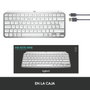 Clavier Logitech MX Keys Mini Gris Argenté Espagnol Qwerty QWERTY