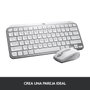 Clavier Logitech MX Keys Mini Gris Argenté Espagnol Qwerty QWERTY