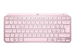 Logitech MX Keys Mini Clavier Sans Fil Bluetooth Compact Rose - Rétroéclairé, Connectivité Multi-Appareils, Conception Minimaliste