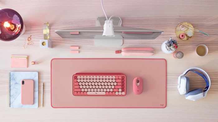 Logitech Desk Mat Studio Series Rose Logitech Desk Mat Studio Series Rose