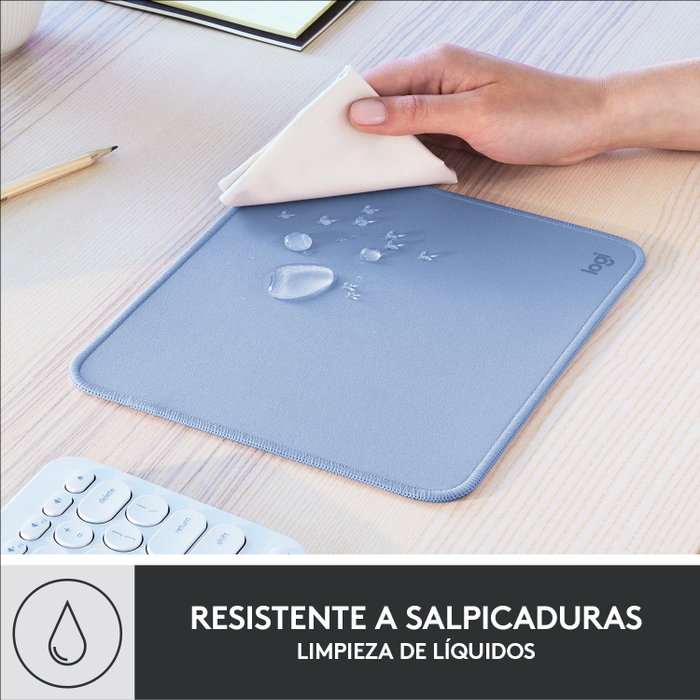 Logitech Desk Mat Studio Series Bleu Gris Logitech Desk Mat Studio Series Bleu Gris
