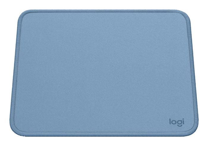 Logitech - Tapis de souris - Série Studio - Surface douce et antidérapante - Résistant aux éclaboussures - Dimensions 230 x 200 mm - Bleu gris