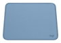 Logitech - Tapis de souris - Série Studio - Surface douce et antidérapante - Résistant aux éclaboussures - Dimensions 230 x 200 mm - Bleu gris