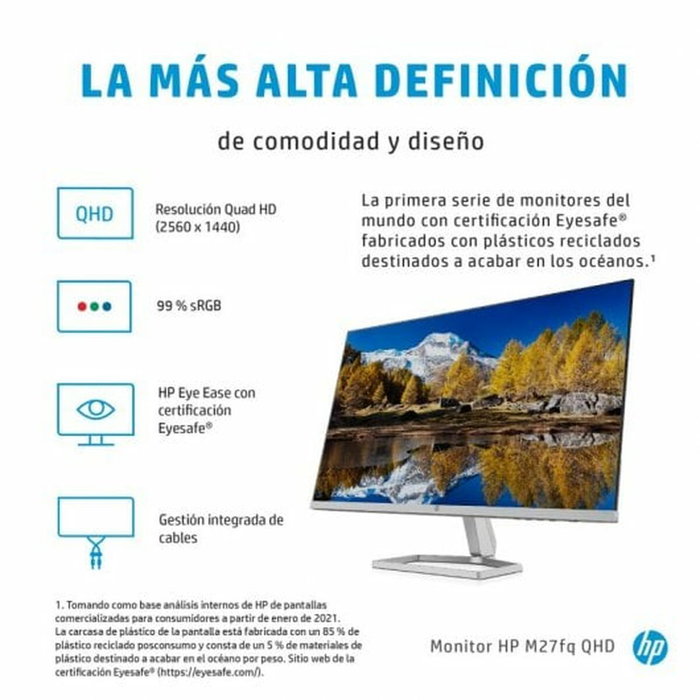 HP M27fq Moniteur QHD 27 pouces IPS Black