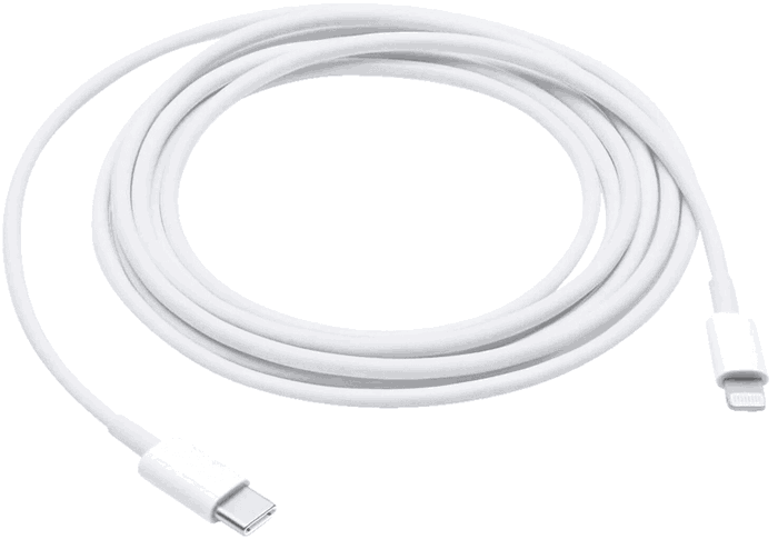Câble USB-C vers Lightning Apple Blanc 2 m Câble USB-C vers Lightning Apple Blanc 2 m