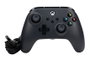 PowerA 1519265-01 Manette Filaire Officielle pour Xbox Series X/S et Xbox One, Noir - Compatible PC, câble USB 3m amovible, prise casque 3.5mm
