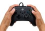 PowerA 1519265-01 Manette Filaire Officielle pour Xbox Series X/S et Xbox One, Noir - Compatible PC, câble USB 3m amovible, prise casque 3.5mm