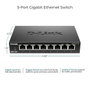 D-Link DGS-108 Switch Gigabit 8 Ports Noir