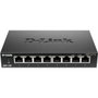 D-Link DGS-108 Switch Gigabit 8 Ports Noir