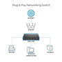 D-Link DGS-108 Switch Gigabit 8 Ports Noir