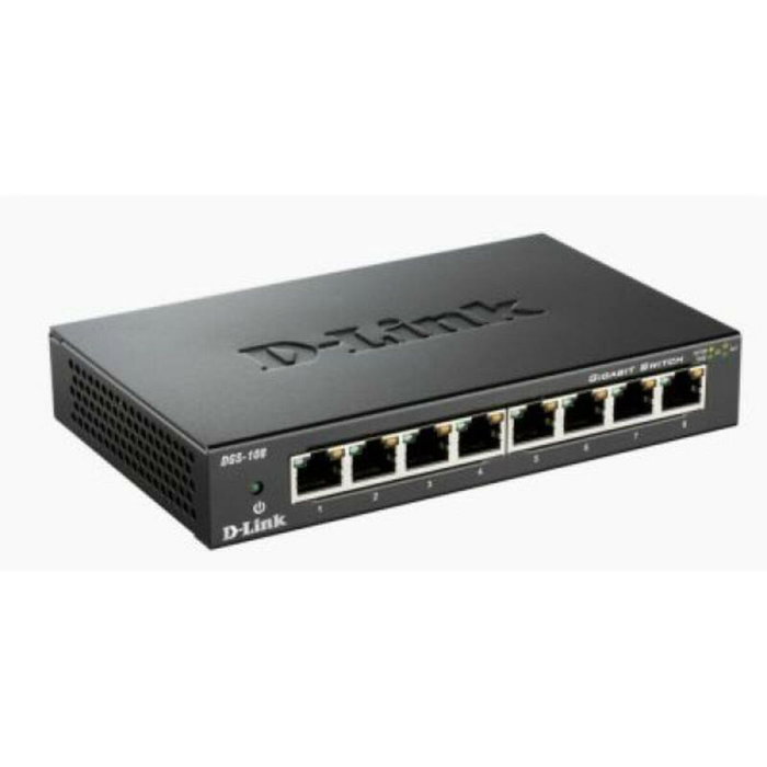 D-Link DGS-108 Switch Gigabit 8 Ports Noir