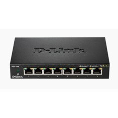 D-Link DGS-108 Switch Gigabit 8 Ports Noir