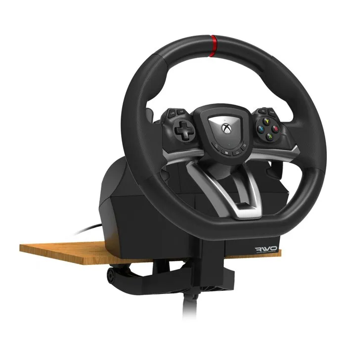 HORI Volant de course Overdrive pour Xbox et PC avec pédales - Compatible Xbox Series X|S, Xbox One et Windows - Noir HORI Volant de course Overdrive pour Xbox et PC avec pédales - Compatible Xbox Series X|S, Xbox One et Windows - Noir