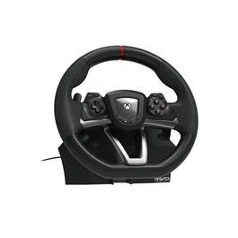HORI Volant de course Overdrive pour Xbox et PC avec pédales - Compatible Xbox Series X|S, Xbox One et Windows - Noir