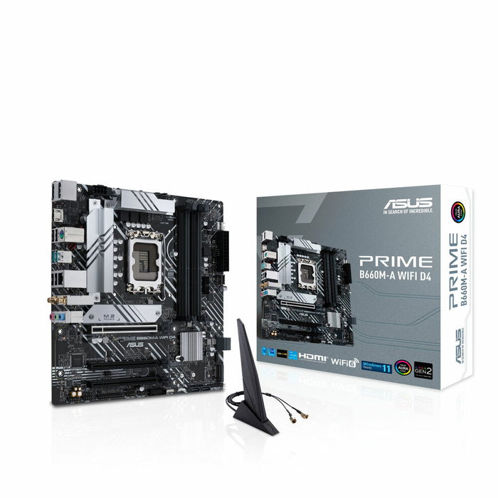 Carte Mère Asus 4389338 LGA1700 LGA 1700 INTEL B660 mATX Carte Mère Asus 4389338 LGA1700 LGA 1700 INTEL B660 mATX