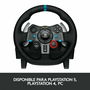 Logitech G29 Driving Force, Volant et pédales de course pour PS4 / PS5, Réf. 941-000112, Noir