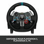 Logitech G29 Driving Force, Volant et pédales de course pour PS4 / PS5, Réf. 941-000112, Noir