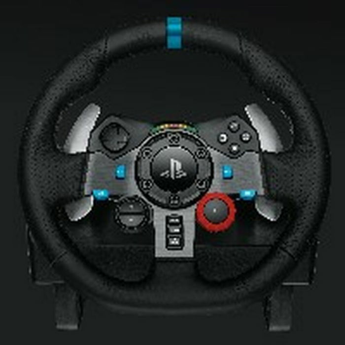Logitech G29 Driving Force, Volant et pédales de course pour PS4 / PS5, Réf. 941-000112, Noir