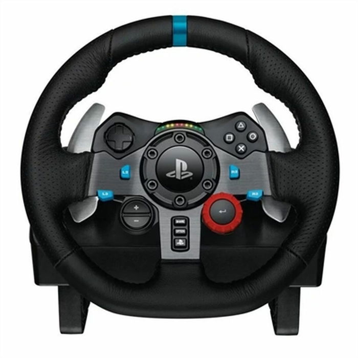 Logitech G29 Driving Force, Volant et pédales de course pour PS4 / PS5, Réf. 941-000112, Noir