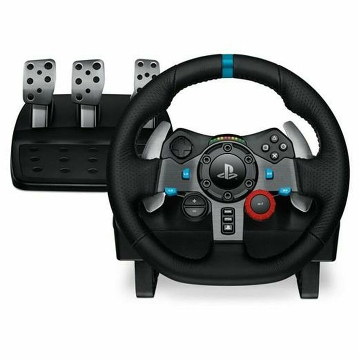 Logitech G29 Driving Force, Volant et pédales de course pour PS4 / PS5, Réf. 941-000112, Noir