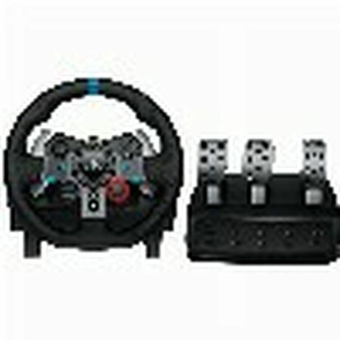Logitech G29 Driving Force, Volant et pédales de course pour PS4 / PS5, Réf. 941-000112, Noir