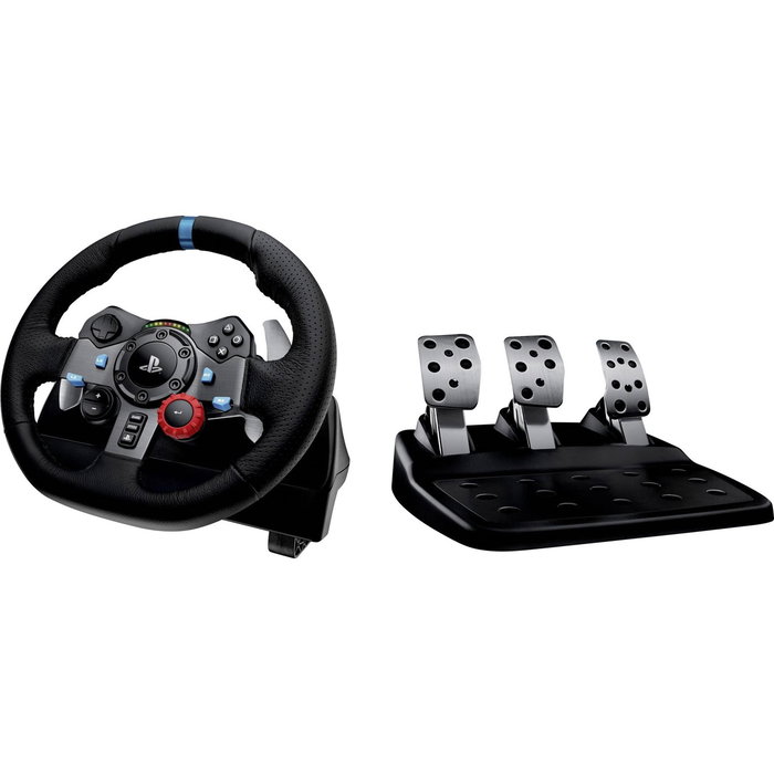 Logitech G Volant de course et pédales G29 Driving Force - Noir
